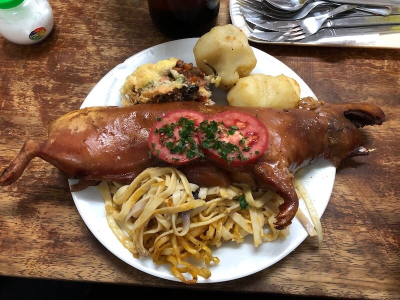 Cuy al Horno