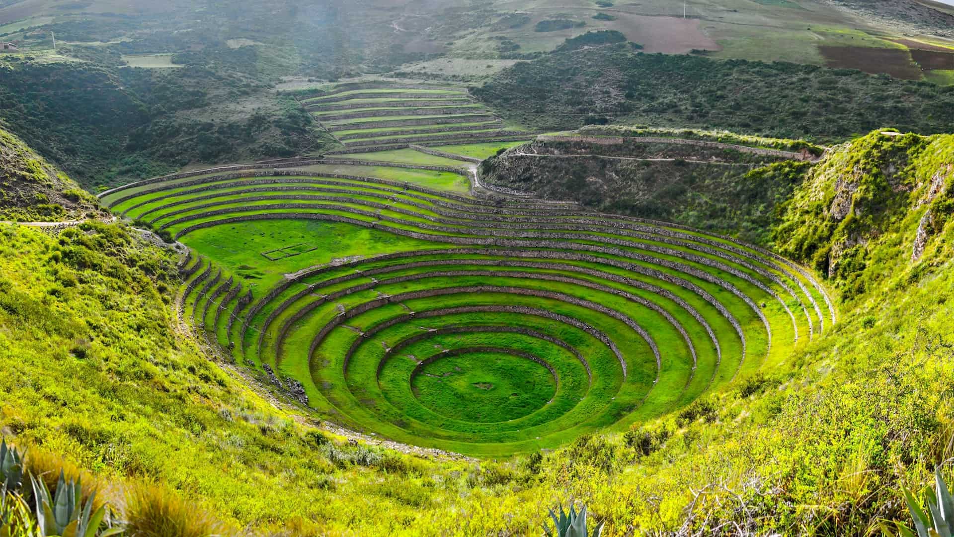 Vista panorámica de Machu Picchu